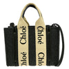 Secondhand Chloe Woody Convertible Tote Recycled Felt with Leather and