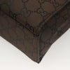 Gucci Vintage Bamboo Handle Tote GG Nylon