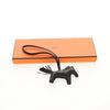 Hermes So Black GriGri Rodeo Bag Charm Leather
