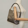 Secondhand Loewe Anagram handbag Metallic Leather Bags