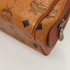 Secondhand MCM Visetos logogramme Handbag Canvas and