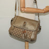 Secondhand Gucci Bella Flap Shoulder Bag GG Canvas with