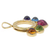 Secondhand Bvlgari Allegra Round Pendant 18 yellow gold Color multicolor