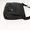 Fendi Vintage Double Buckle Flap Shoulder Bag Nylon