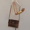 Secondhand Celine Vintage Macadam Shoulder Bag Canvas and