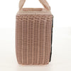 Secondhand Prada Comic Basket Bag Wicker with Applique