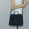 Secondhand Bally Vintage Handbag Navy Leather Bags