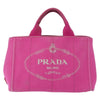 Secondhand Prada Canapa Tote Pink Canvas Accessories