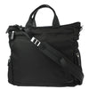 Prada Double Front Pocket Tote Quilted Tessuto