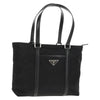Secondhand Prada Front Pocket Zip Tote Tessuto with