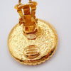 Secondhand Chanel Vintage Round CC Clip-On Earrings