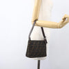 Fendi Vintage Shoulder Bag Zucca Canvas