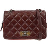 Secondhand Chanel Day Trip Flap Bag Quilted Glazed Calfskin and Nubuck