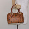 Secondhand MCM Visetos logogramme Handbag Canvas and