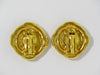 Secondhand Chanel Vintage CC Round Clip-On Earrings