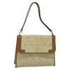 Secondhand Christian Dior Vintage Honeycomb Shoulder Bag Canvas and