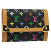 Secondhand Louis Vuitton Porte-Monnaie Plat Coin Purse Monogram Multicolor