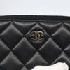 Chanel Zip Around Organizer Wallet Quilted Lambskin