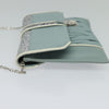 Secondhand Miu Miu Madras Chain Clutch Matelasse Leather with Glitter