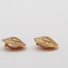 Chanel Vintage CC Crest Round Clip-On Earrings Metal