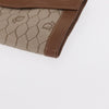 Christian Dior Vintage Honeycomb Flap Wallet Coated Canvas