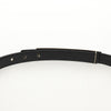 Secondhand Chanel Logo Belt Black Leather Accessories