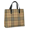 Secondhand Burberry Nova Check Tote canvas check pattern