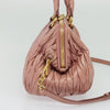 Miu Miu Madras Bowler Bag Matelasse Leather