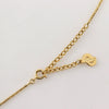 Secondhand Christian Dior CD Logo necklace Gold-plat and Faux Perle