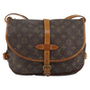 Louis Vuitton Saumur Handbag Monogram Canvas