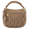 Miu Miu Coffer Satchel Matelasse Leather