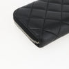 Chanel Zip Around Organizer Wallet Quilted Lambskin