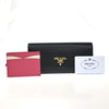 Secondhand Prada Flap Wallet with Card Holder Saffiano