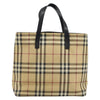 Secondhand Burberry Nova Check Tote canvas check pattern