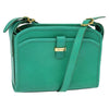 Secondhand Celine Shoulder Bag Green Leather Bags