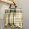 Secondhand Burberry Nova Check Tote canvas check pattern