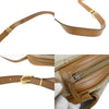 Christian Dior Vintage Honeycomb Shoulder Bag Canvas and Leather