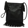 Prada Fringe Flap Crossbody Bag Leather