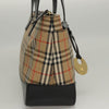 Secondhand Burberry Nova Check Handbag Nova Check Canvas and