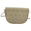 Christian Dior Vintage Honeycomb Flap Crossbody Bag Canvas and Leather