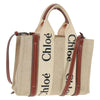 Secondhand Chloe Woody Convertible Tote Canvas with