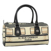 Chanel Le Train Boston Bag Printed Coated Canvas