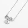 Tiffany & Co. Open Paper Flower Pendant Necklace Platinum and Diamonds