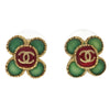 Chanel Clover Earring Metal