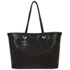 Chanel Fever Tote Quilted Caviar