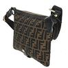 Fendi Chef Zip Crossbody Bag Zucca Canvas