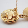 Secondhand Chanel Vintage CC Round Drop Clip-On Earrings