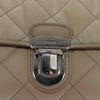 Secondhand Prada Pushlock Chain Flap Bag Quilted Tessuto
