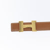Secondhand Hermes Constance Belt Brown Leather Accessories