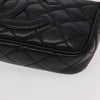 Chanel Timeless CC Chain Pochette Quilted Caviar